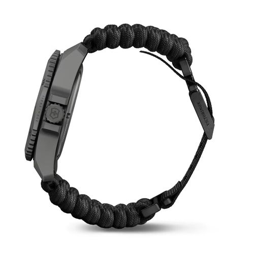 Relógio Victorinox Masculino Dive Pro Quartzo Paracord Preto Titânio