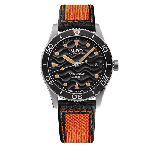 Encomenda - Relógio MIDO Ocean Star Laranja e Preto 39mm