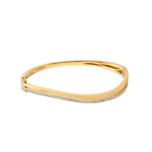 Bracelete Equilíbrio M de Ouro Amarelo 18k e Diamantes