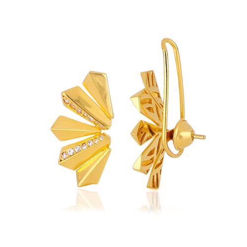 Brincos Sunlight G de Ouro Amarelo 18k