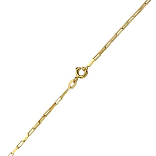 Corrente Veneziana Alongada de Ouro Amarelo 18k 60 cm