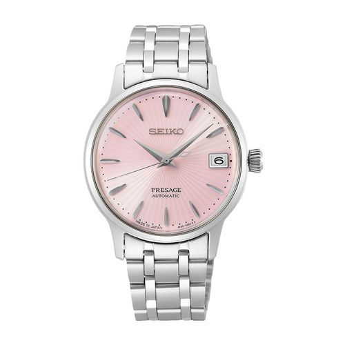 Relógio Seiko Presage Cocktail Time Automático Feminino Rosa