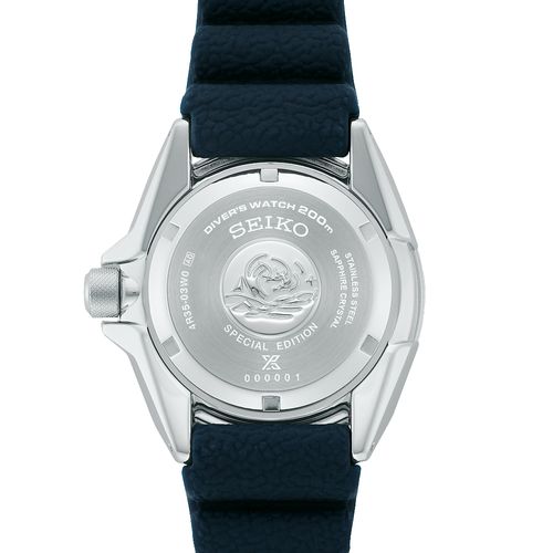 Relógio Seiko Mar Prospex Borracha Masculino Azul - Edição Especial PADI