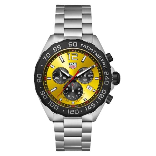 Relógio TAG Heuer Fórmula 1 Chronograph Amarelo 43 mm