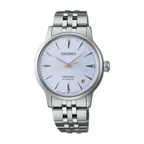 Relógio Seiko Presage Cocktail Time Feminino 34mm Azul