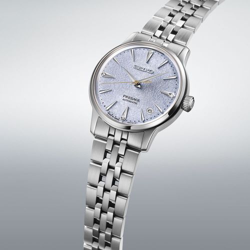 Relógio Seiko Presage Cocktail Time Feminino 34mm Azul