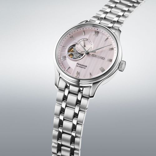 Relogio Seiko Presage Japanese Garden Masculino 41,8mm Rosa