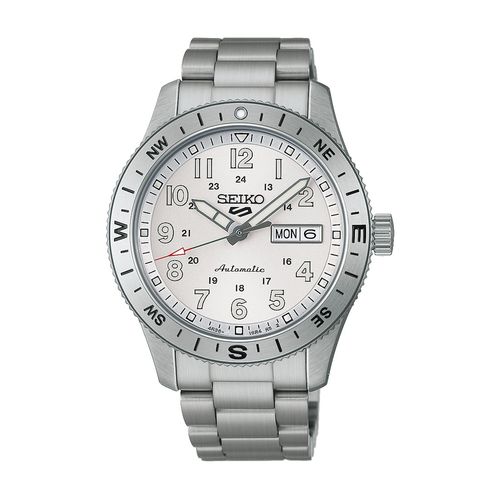 Relogio Seiko 5 Sports Field Masculino 41mm Cinza