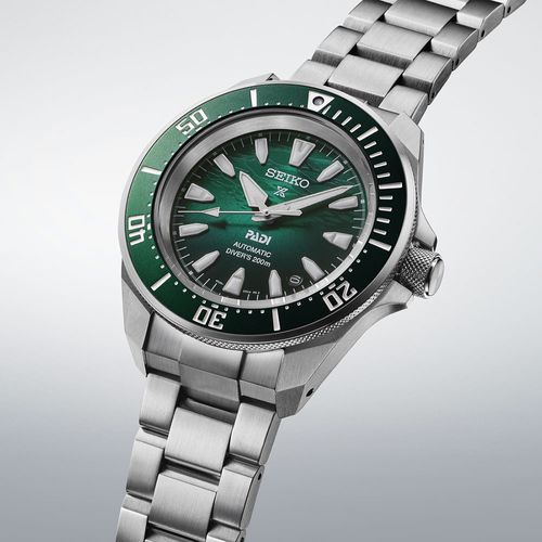 Relógio Seiko Prospex Samurai Shogu-rai Edição Especial  Masculino  41mm  Verde