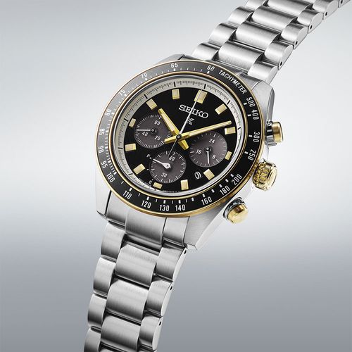 Relogio Seiko Prospex Speedtimer Masculino 41,4mm Preto
